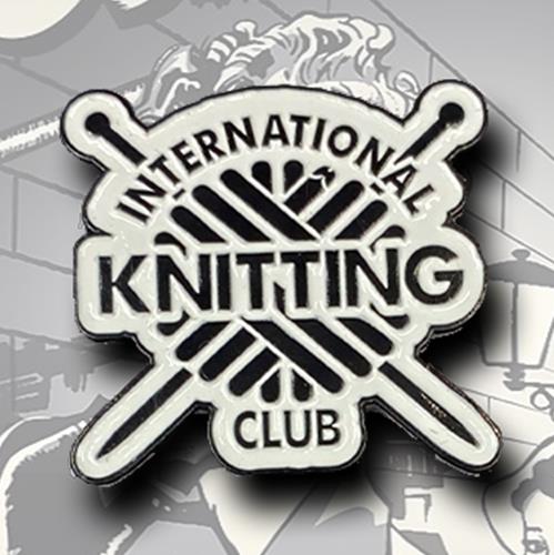 International Knitting Club Pin