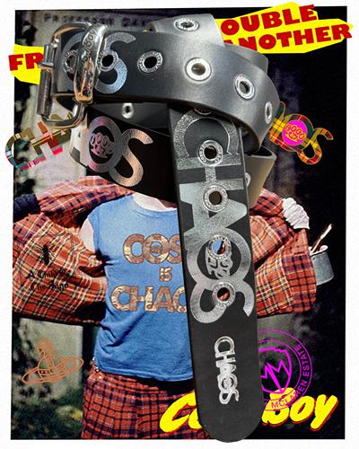 CHAOS Black & Silver Belt