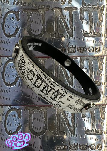Silver CUNT Cuff