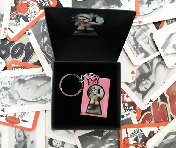 PEEP Keyring Pink