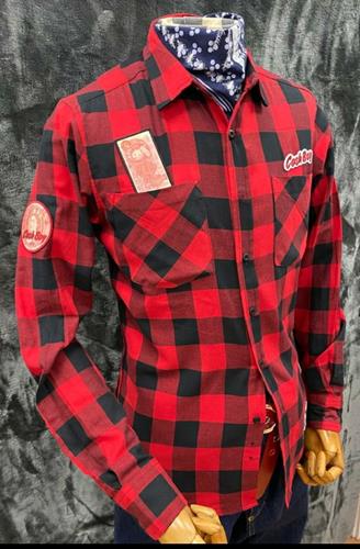 COSH IS CASH Checked shirt Red/Black